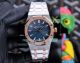 Copy Audemars Piguet Royal Oak watch Black Dial Rose Gold Bezel 2-Tone Rose Gold Strap 41mm (1)_th.jpg